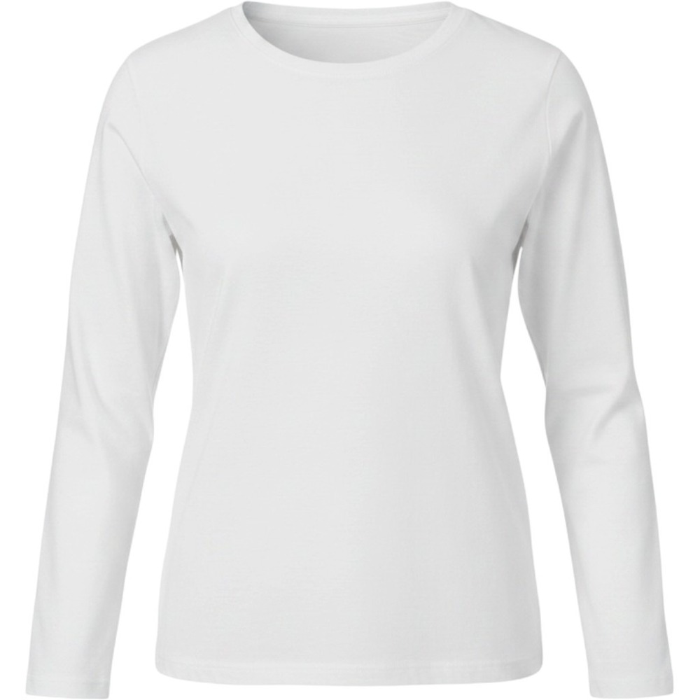 Time and Tru Vivid‎ White Relaxed Fit Long Sleeve Womens Tshirt Size XL (16-18)